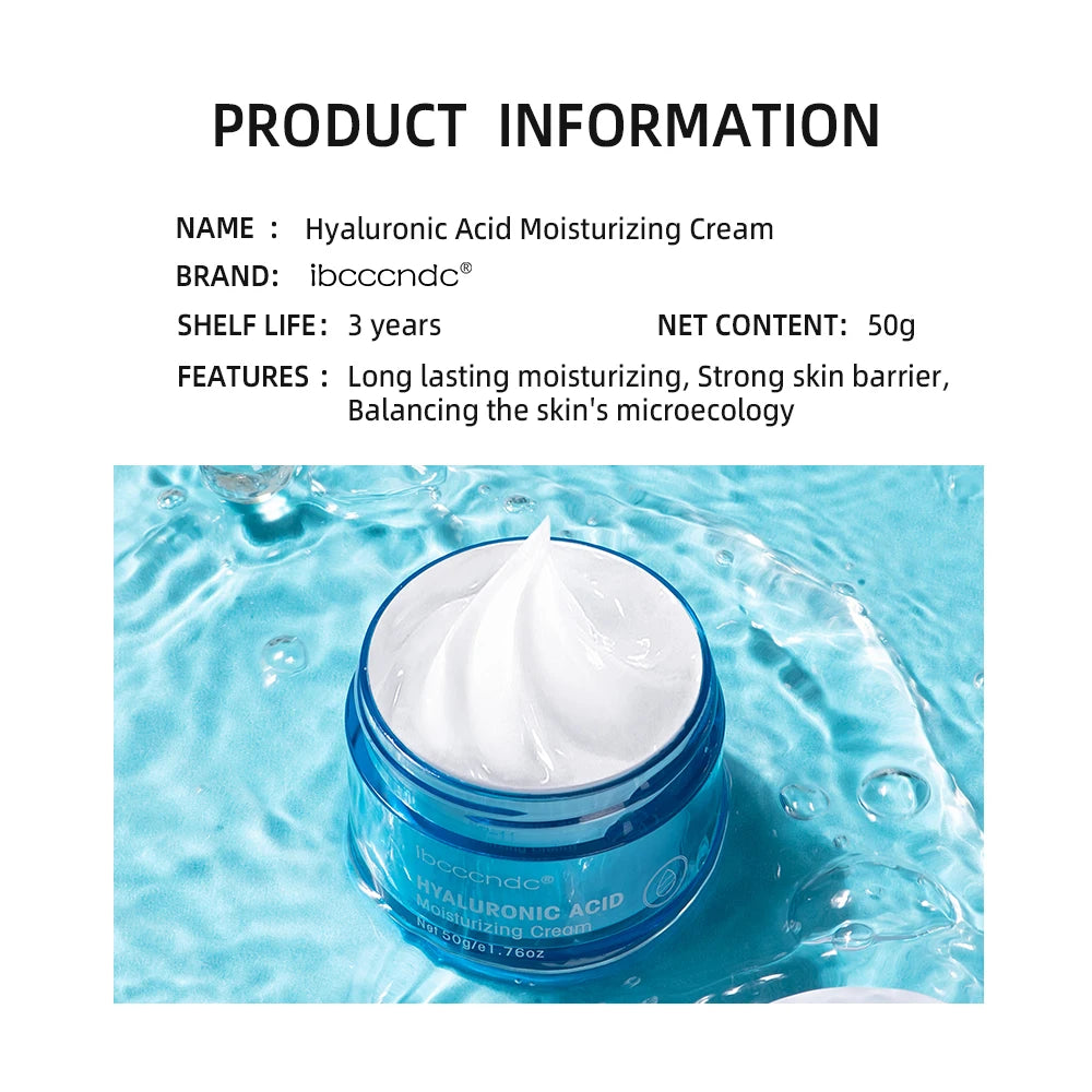 Hyaluronic Acid Gel Cream Hydrating Face Moisturizer
